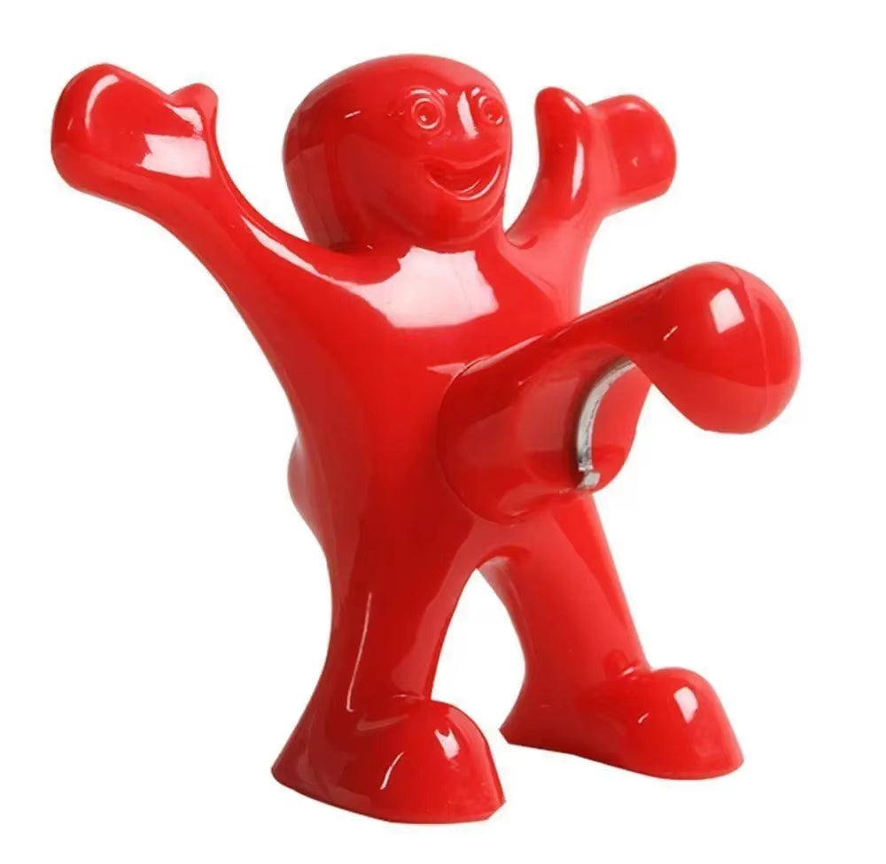 Creative Little Red Man Funny Wine Beer Bottle Opener Set Reusable Novelty Wine Stopper Household Tools Bar Accessories